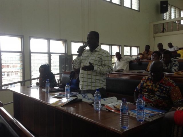 Public Forum on the 2012-2013 GHEITI Reports at Tarkwa Nsuaem 3